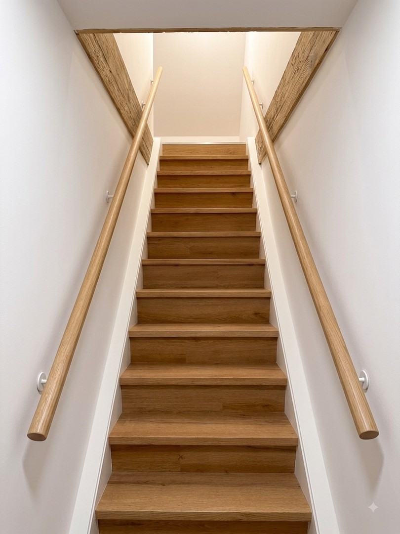 Treppe ins Dachgeschoss (Ki-be