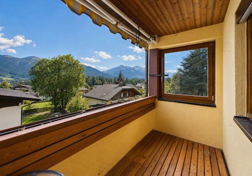 Loggia überdacht und windgeschützt