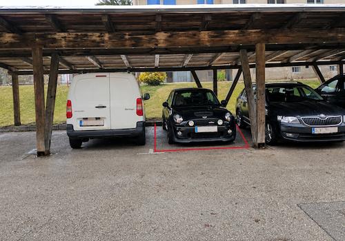 Carport-Stellplatz