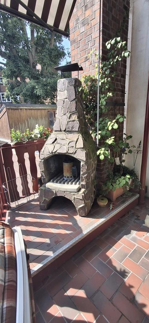 Außenkamin, Grill Balkon 1. OG