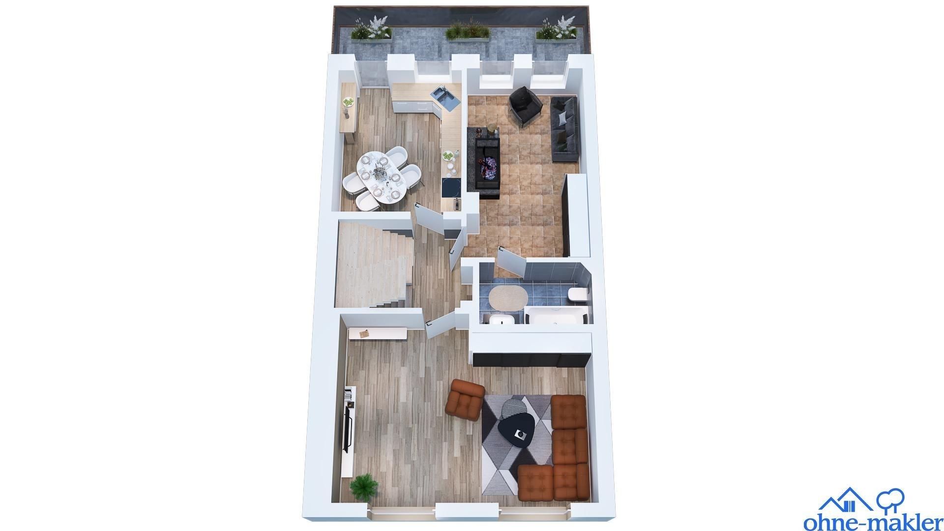 1.  Etage Wohnbereiche