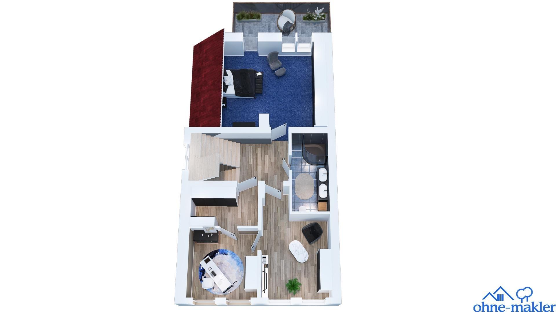 2.  Etage Wohnbereiche