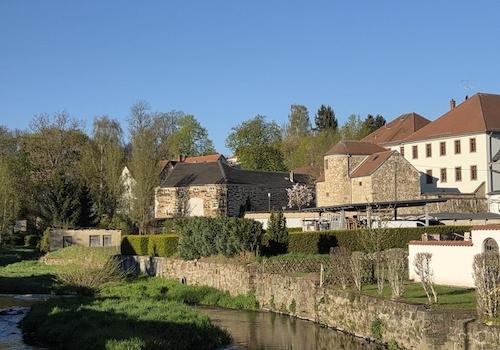 Spreebrücke Blick neben Haus