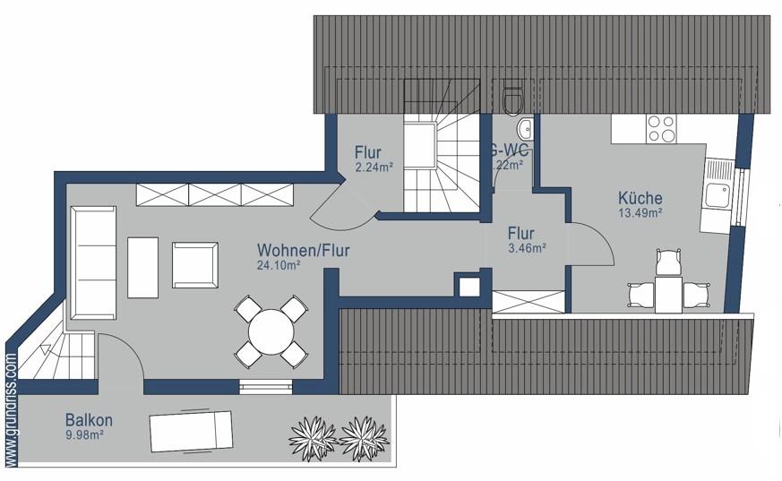 Grundriss 1.Obergeschoss