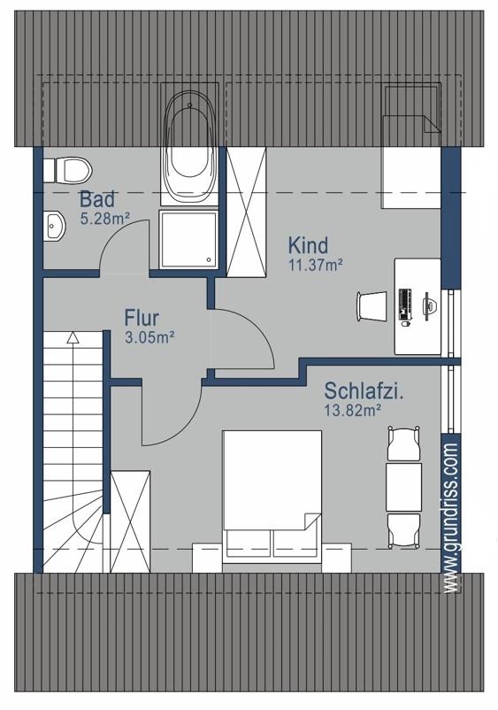 Grundriss Dachgeschoss