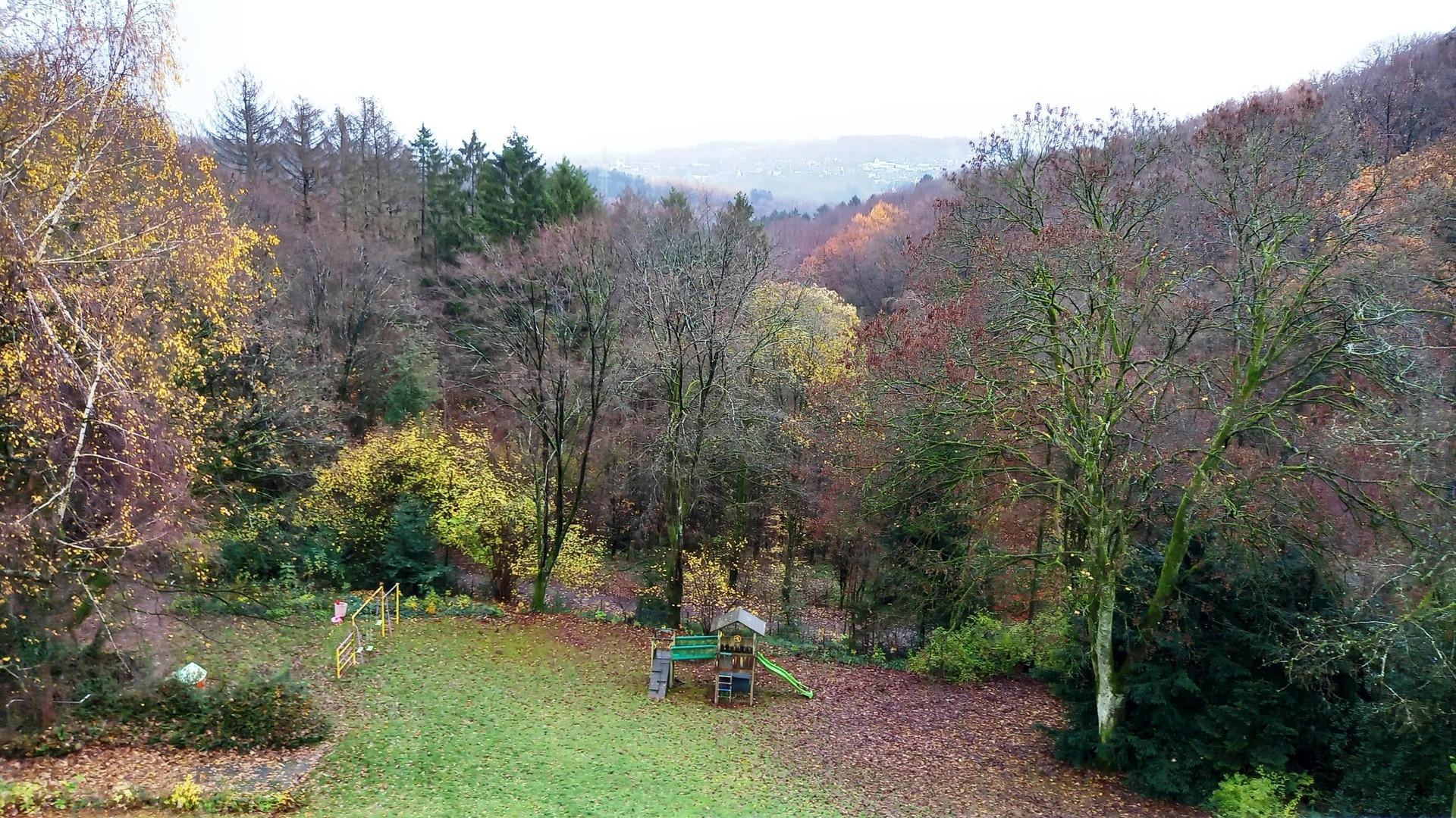 Blick vom Balkon