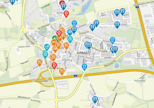 Geolyzer Kartenausschnitt