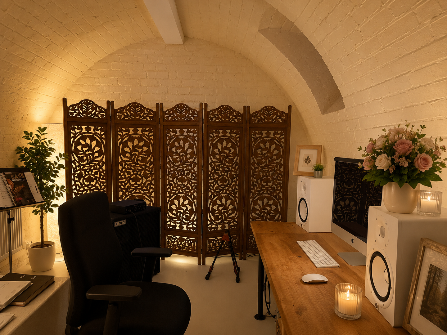 Büro im Keller