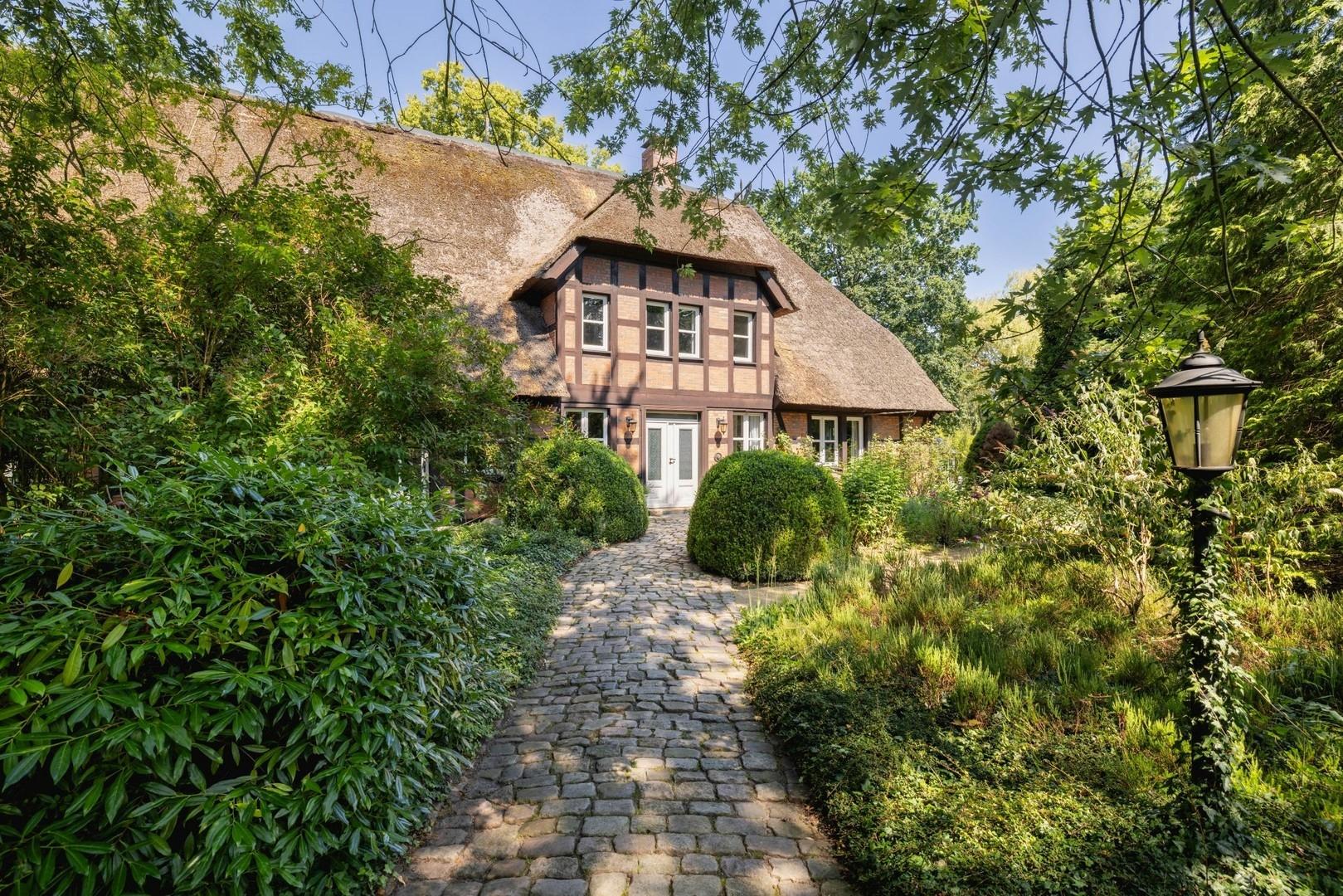 Blick im Vorgarten 