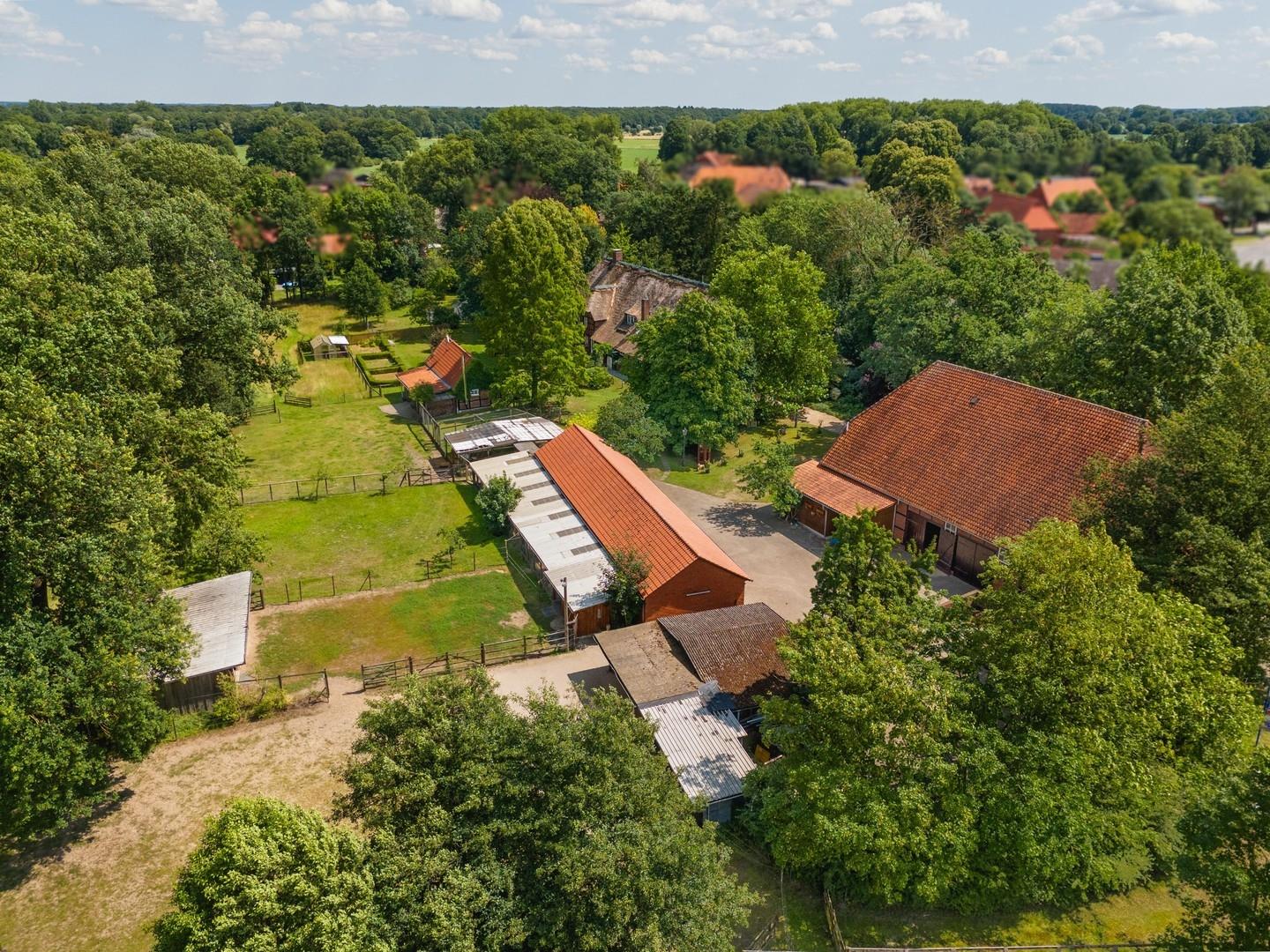 Luftbild Hoffläche