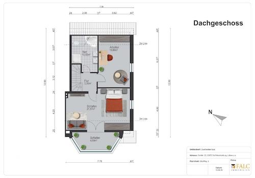 Dachgeschoss WE 1