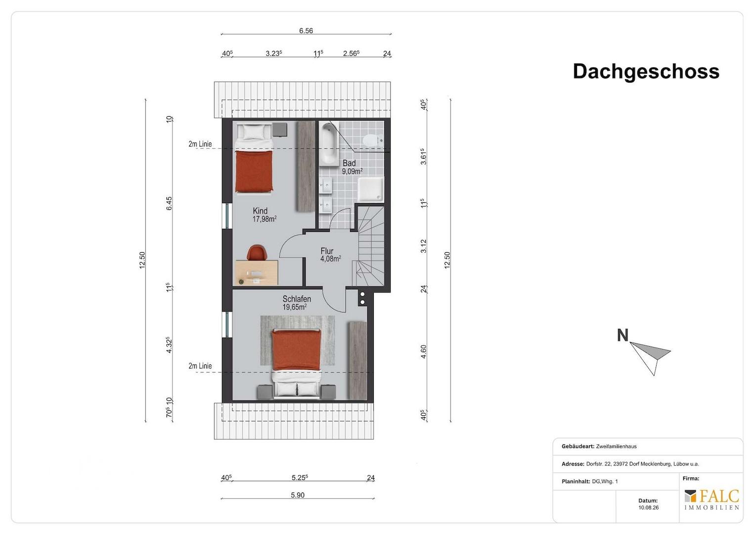 Dachgeschoss WE 2