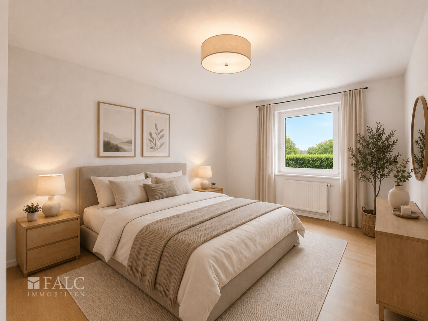Schlafzimmer virtualisiert