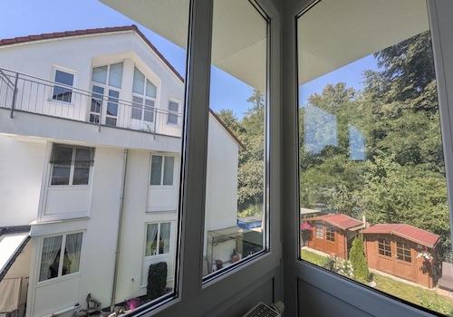 Badezimmer - Waldblick.