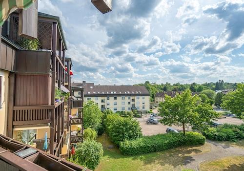 Blick aus dem Hinterhof