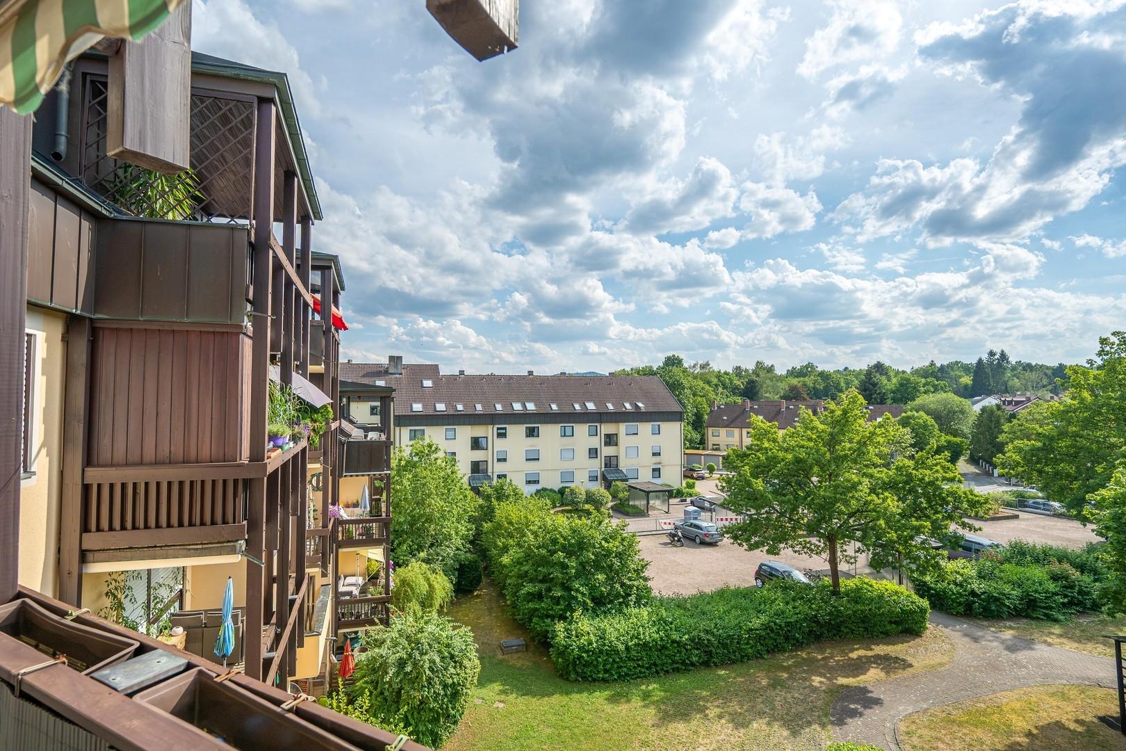 Blick aus dem Hinterhof