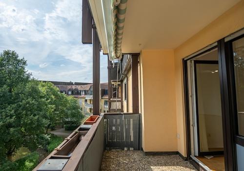 Balkon Wohnzimmer Grünanlage