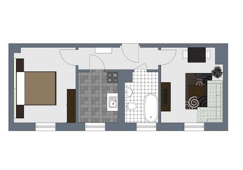 Mittelwohnung