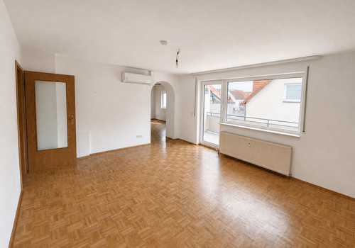 Wohnzimmer mit Klimaanlage