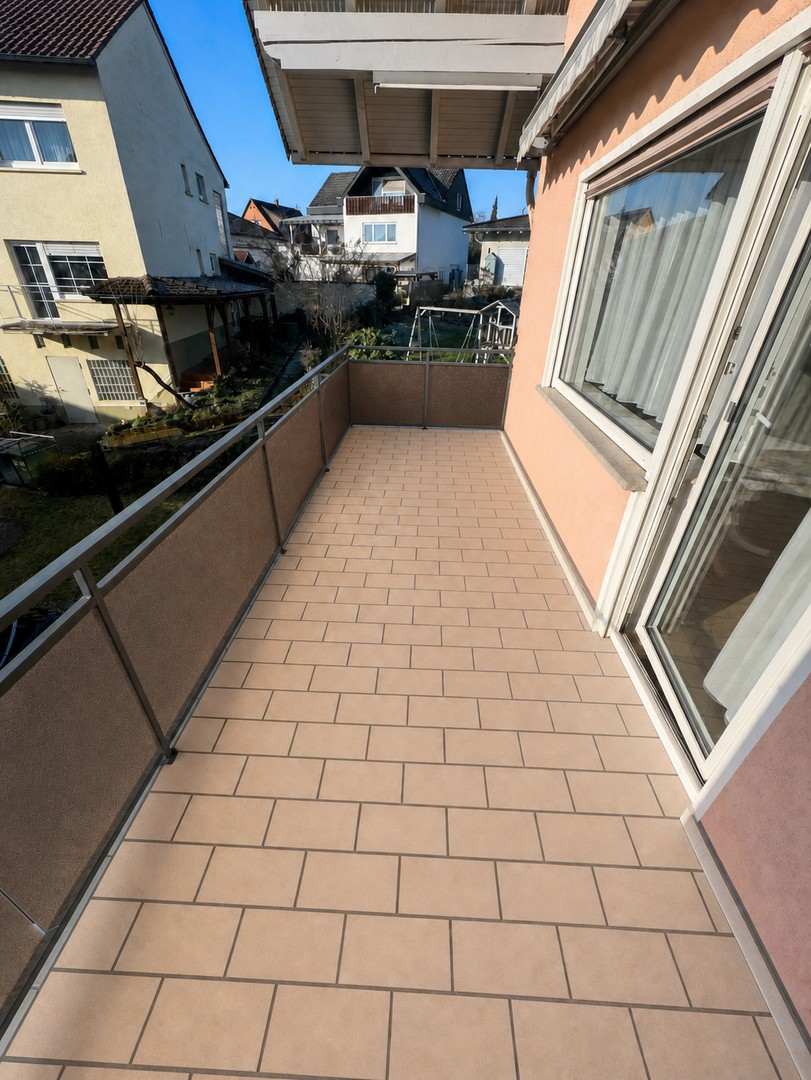 Sonnseitiger Balkon