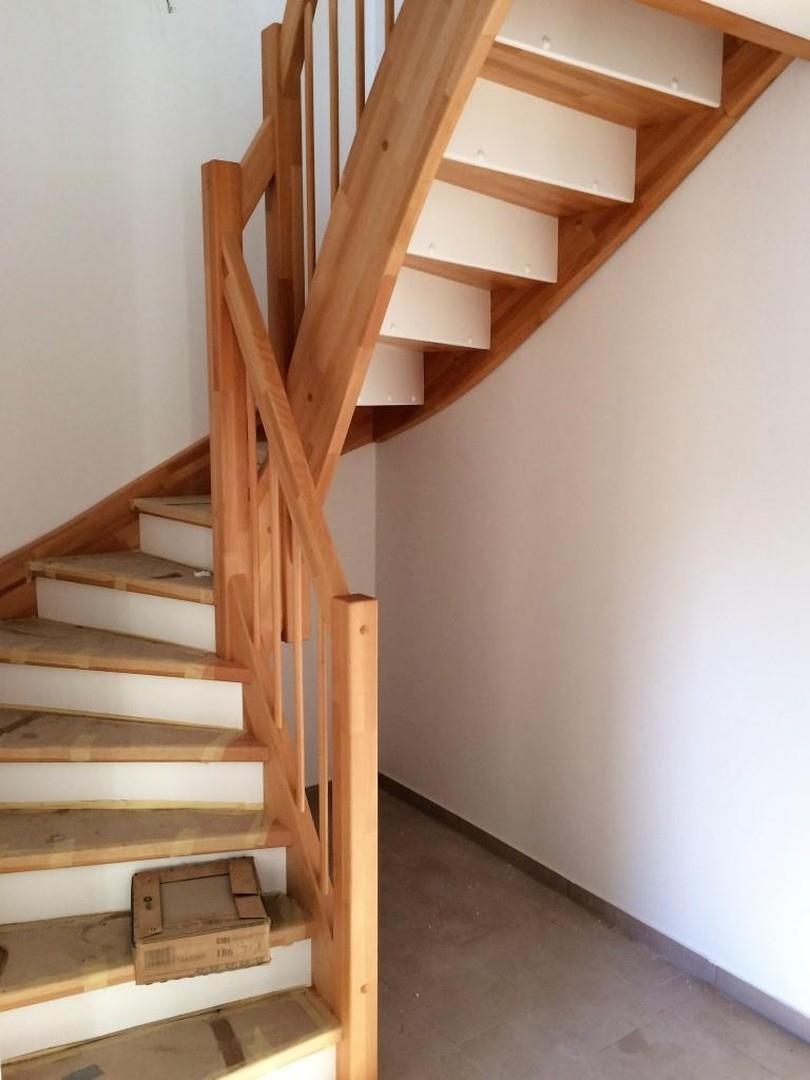 Buchenholztreppe