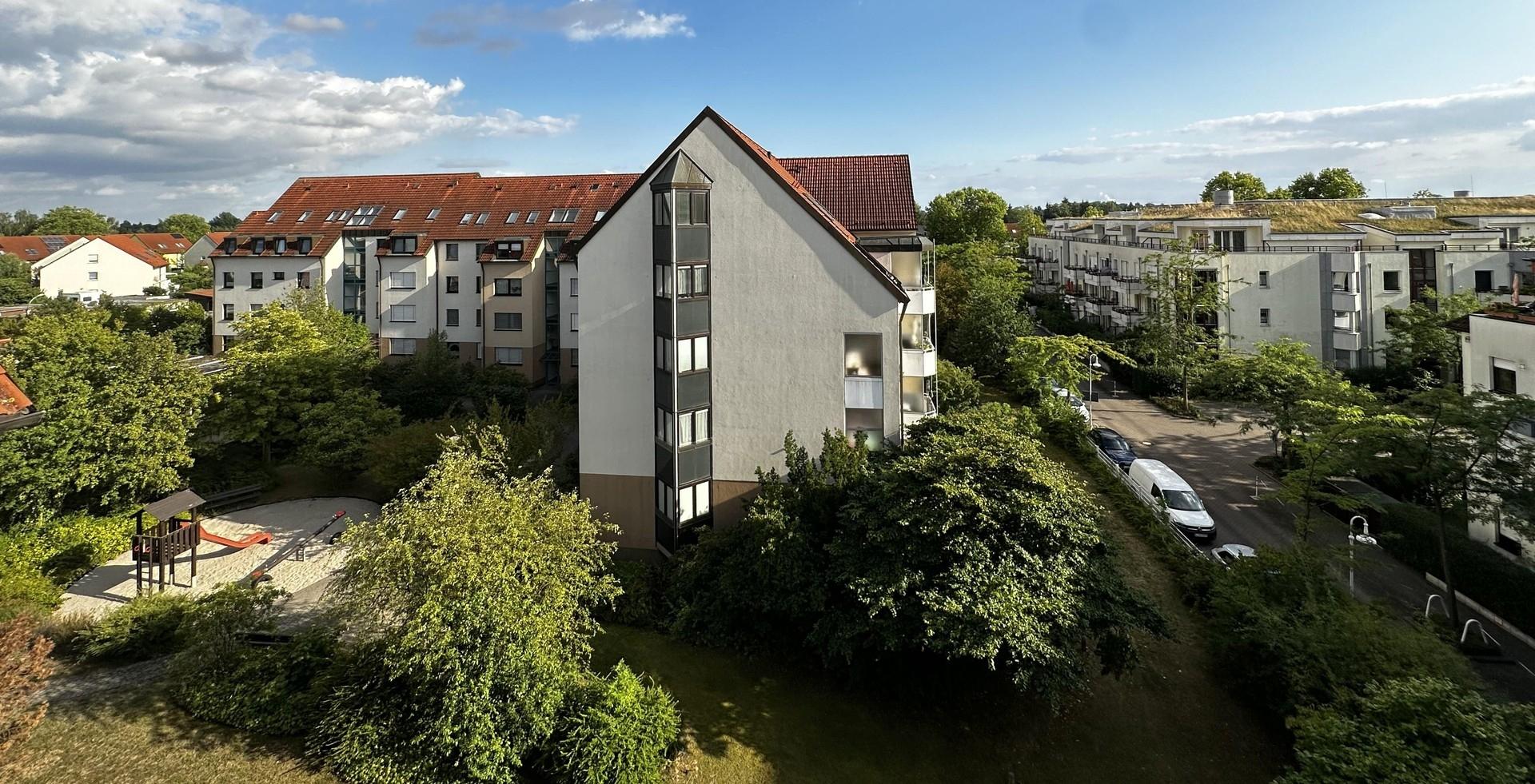 Blick aus Wohnzimmer