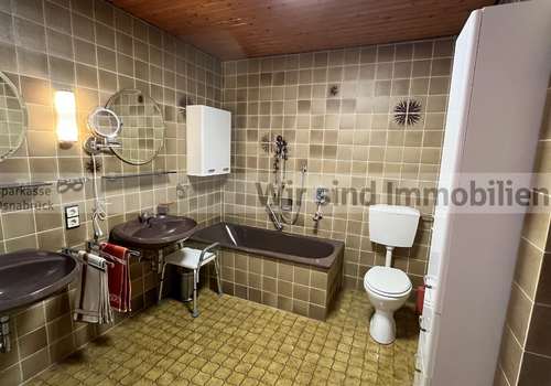 Badezimmer im Anbau