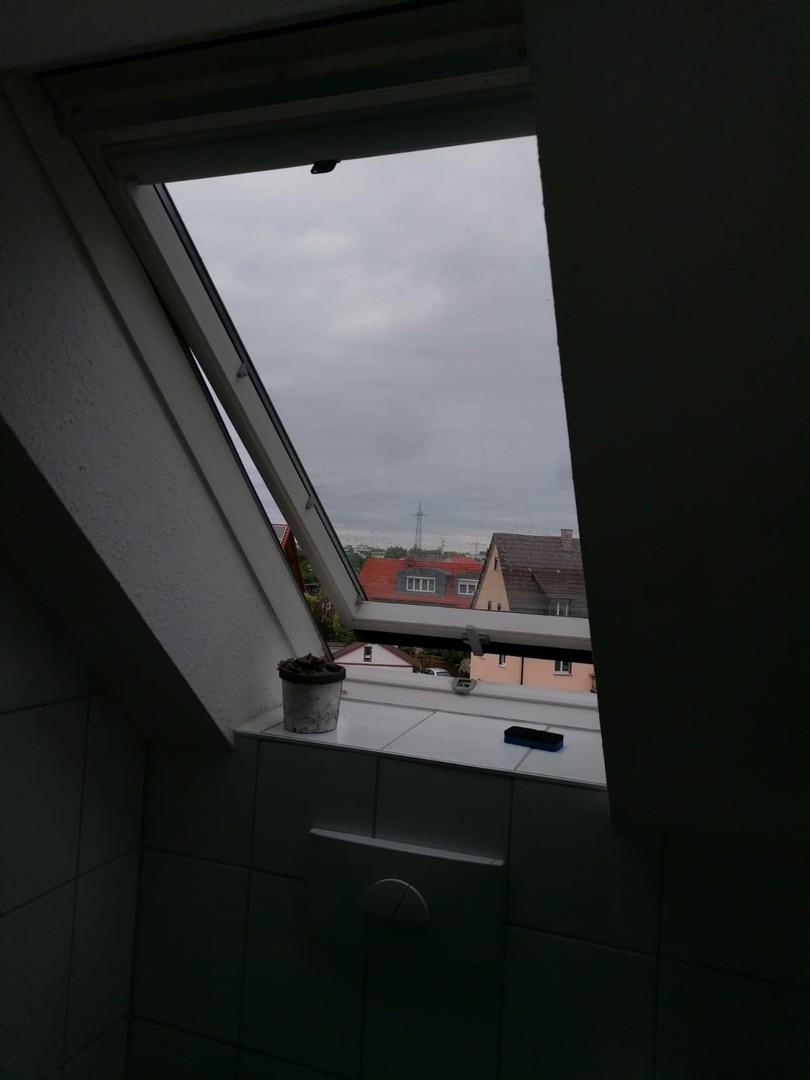 Blick aus einem der Dachfenste