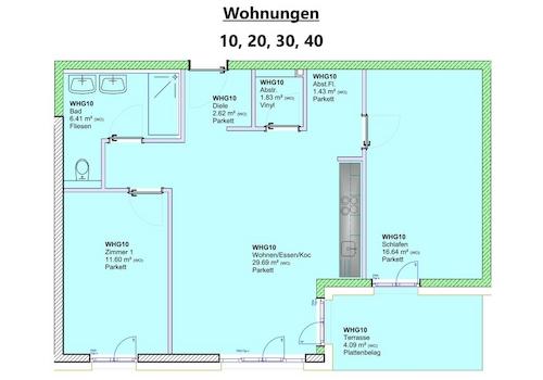 Wohnung 10, 20, 30, 40