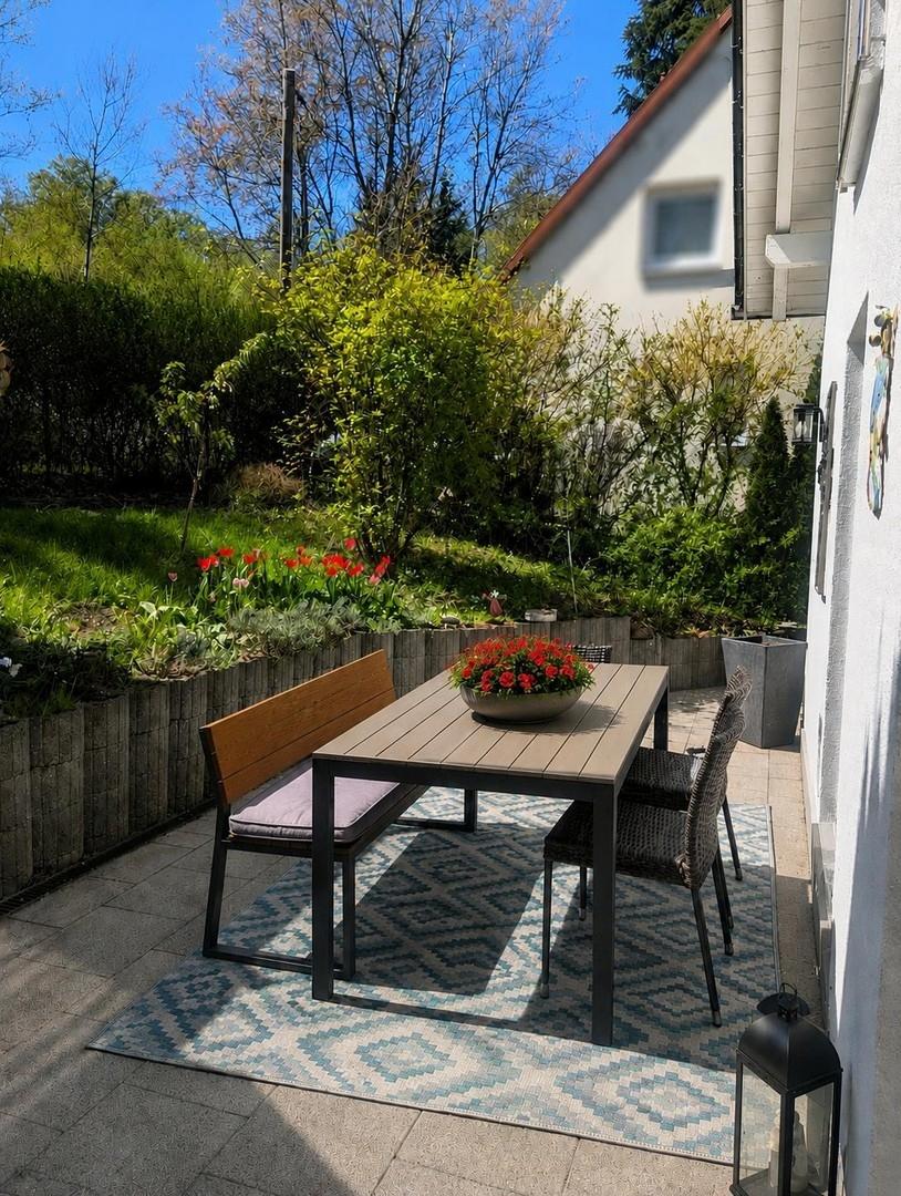 Eine von drei Terrassen
