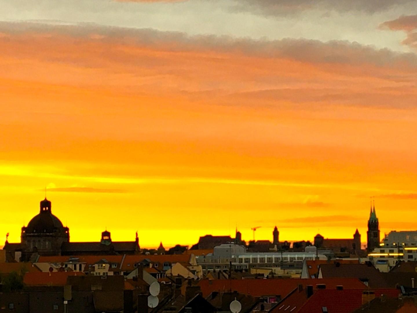 Ausblick auf Nürnberg