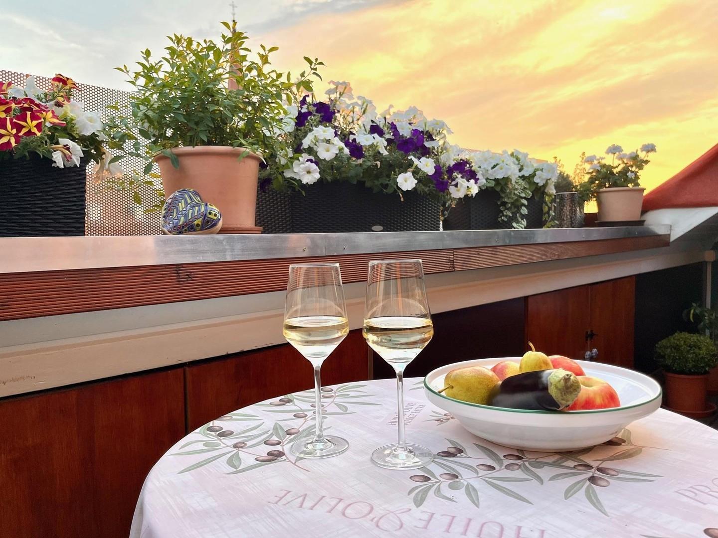 Süd-West-Loggia – Abendsonne ü