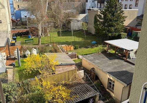 Blick auf den Hof