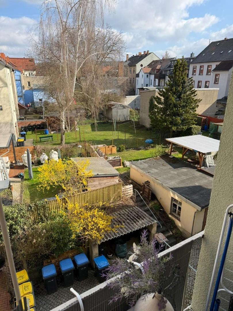 Blick auf den Hof