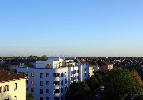 Ausblick vom Balkon