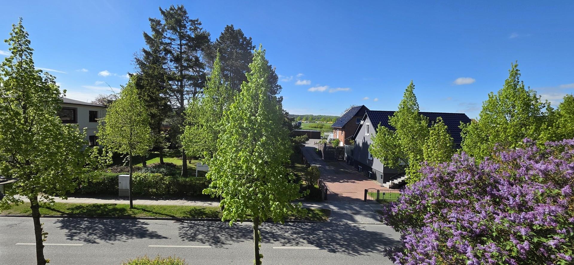 Blick vom Balkon