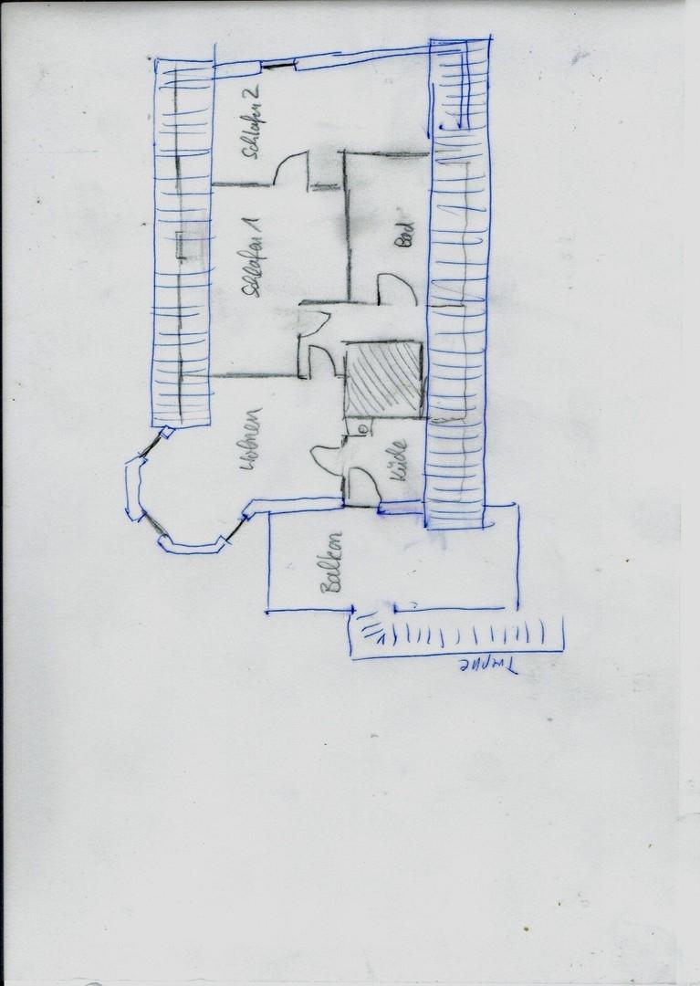 Grundriss Wohung DG