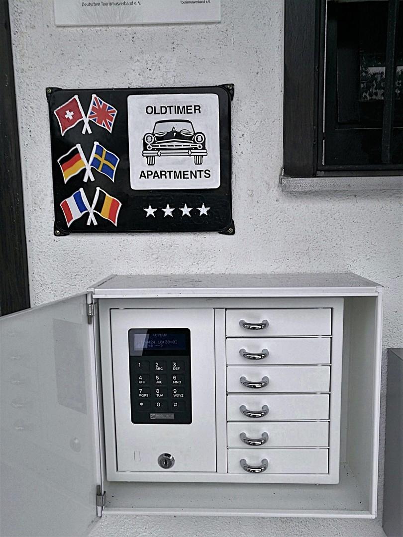 Schlüsselbox Eingang