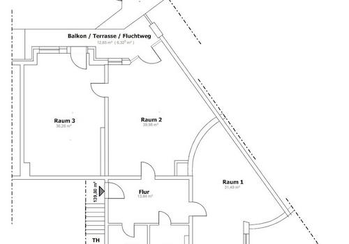 Grundriss & Flächenberechnung