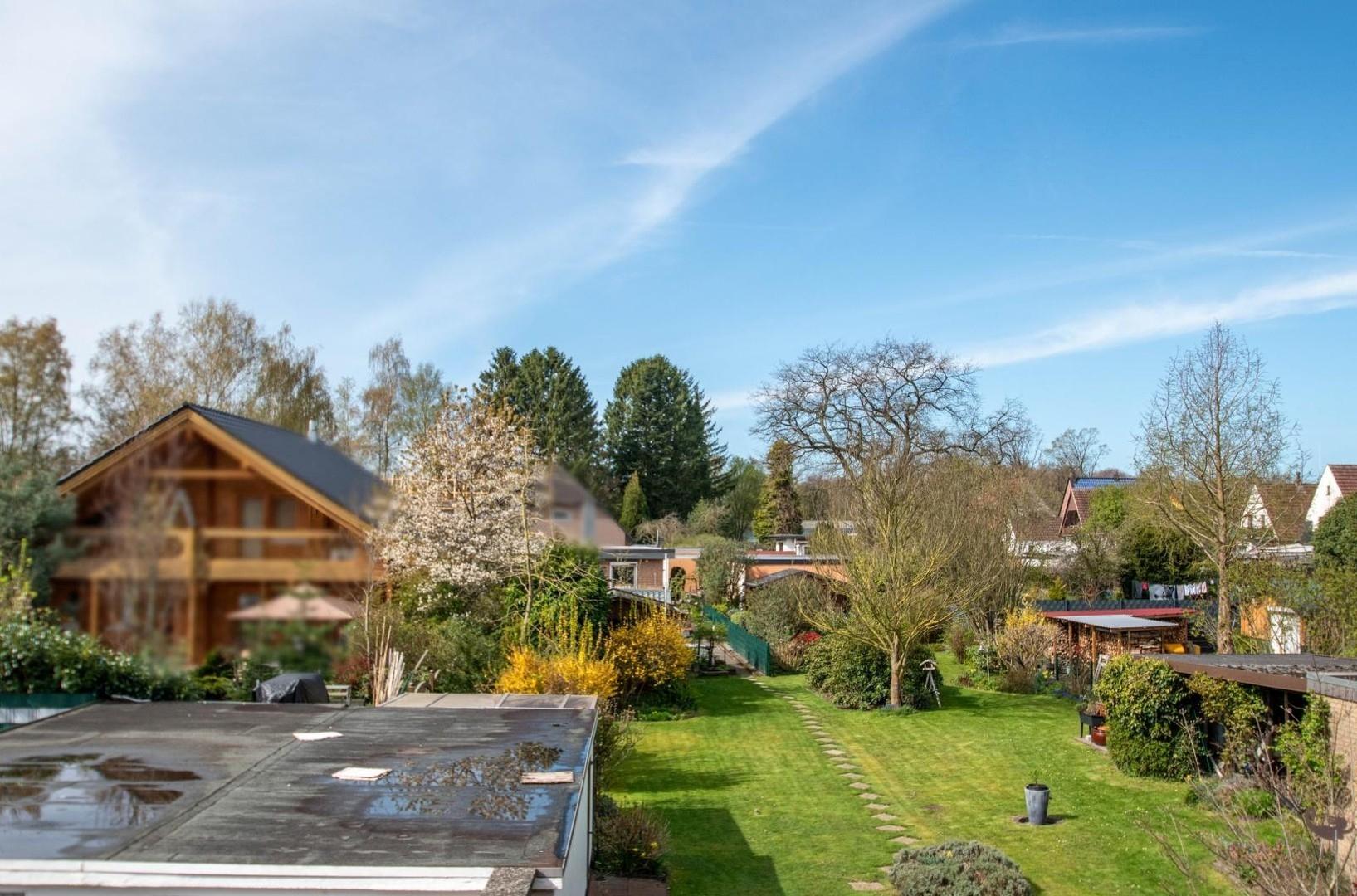 Blick auf den Garten