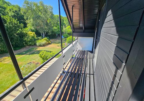 Balkon zur Gartenseite