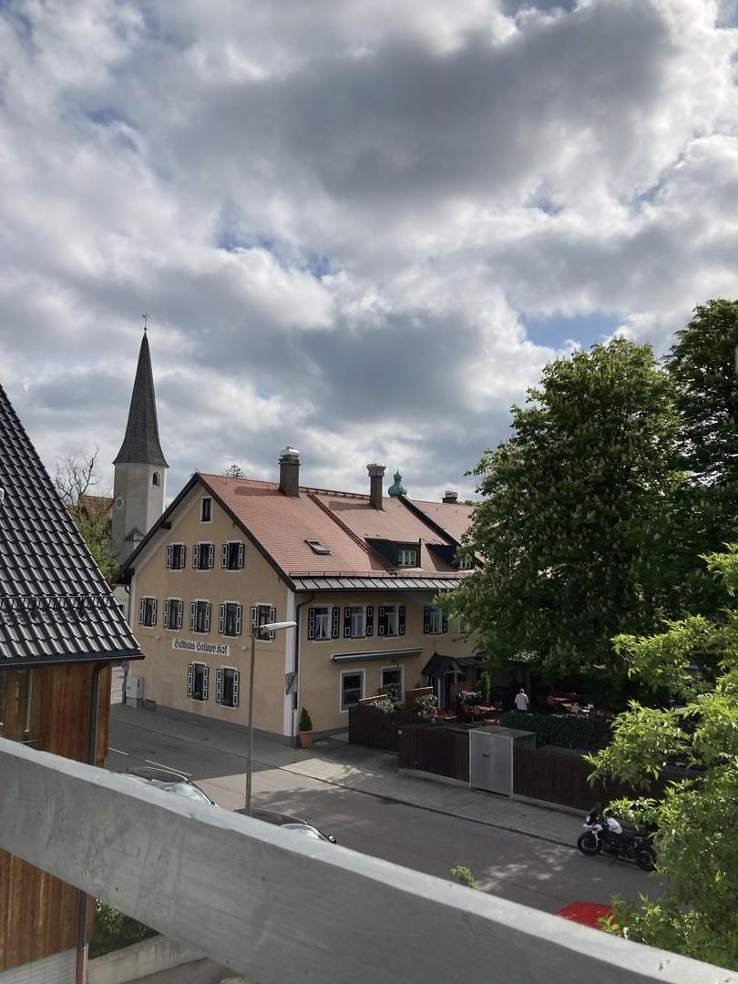 Balkon Ausblick links
