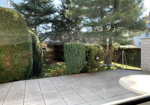 Blick auf die Terrasse