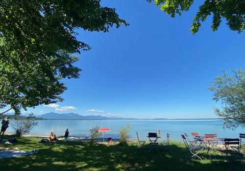 Der nahe See