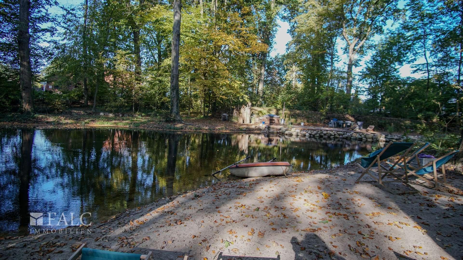 Teich mit Chillzone