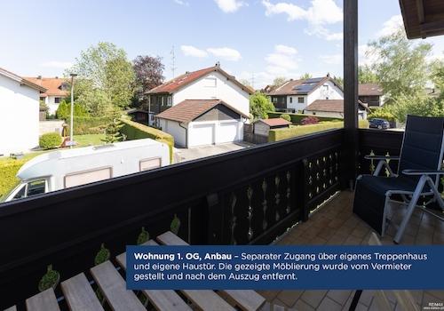 Anbau: Balkon, erstes Obergeschoss