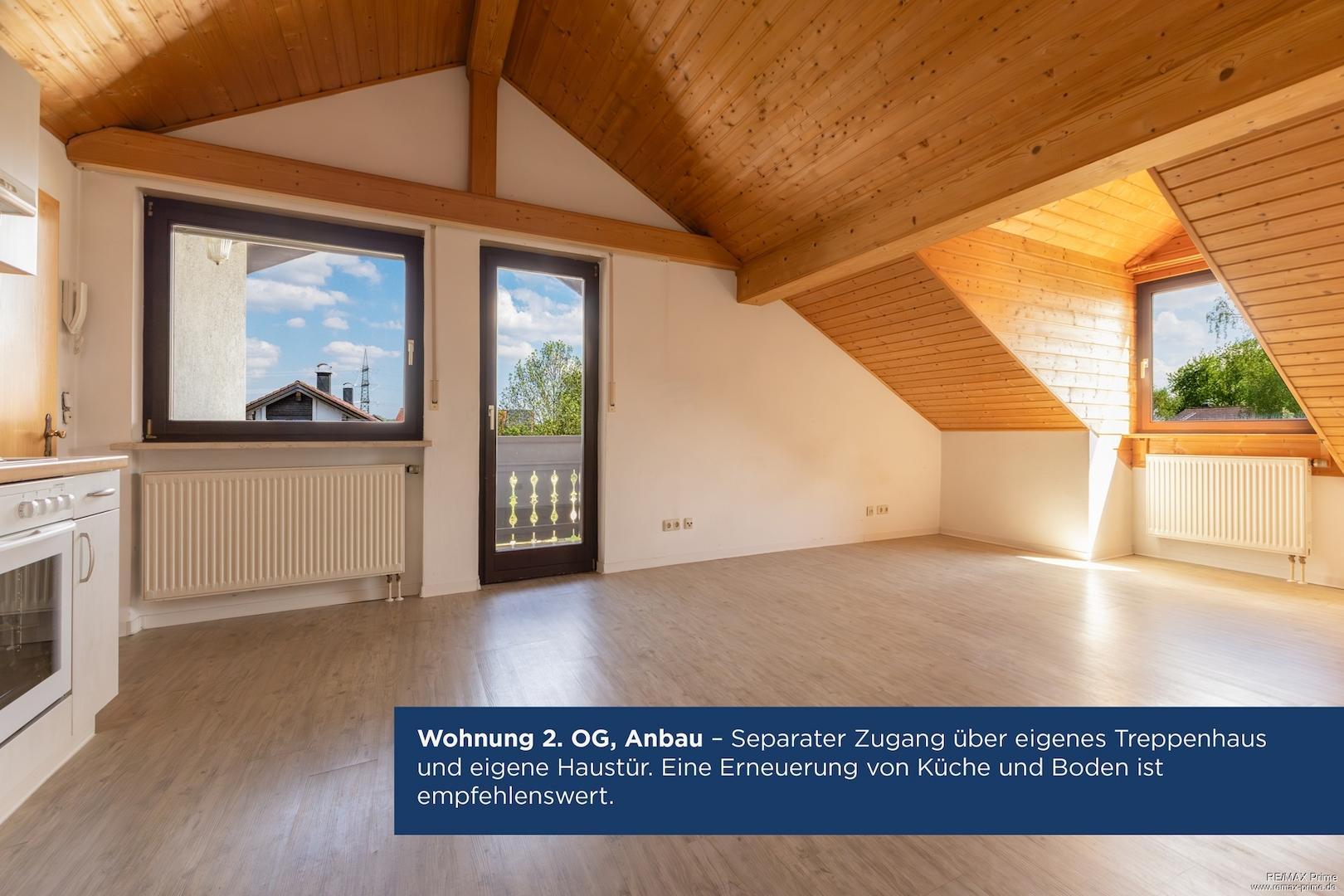 Anbau: wohnung, Dachgeschoss