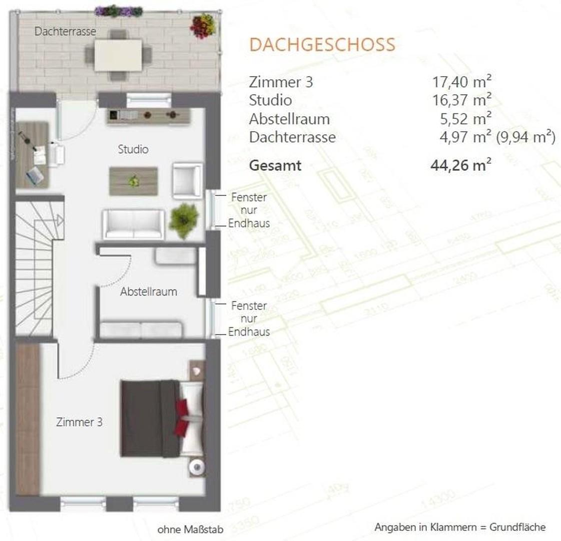 Grundriss Dachgeschoss