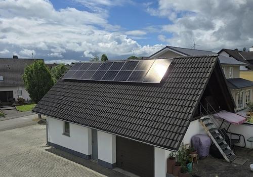 PV-Anlage auf Garage