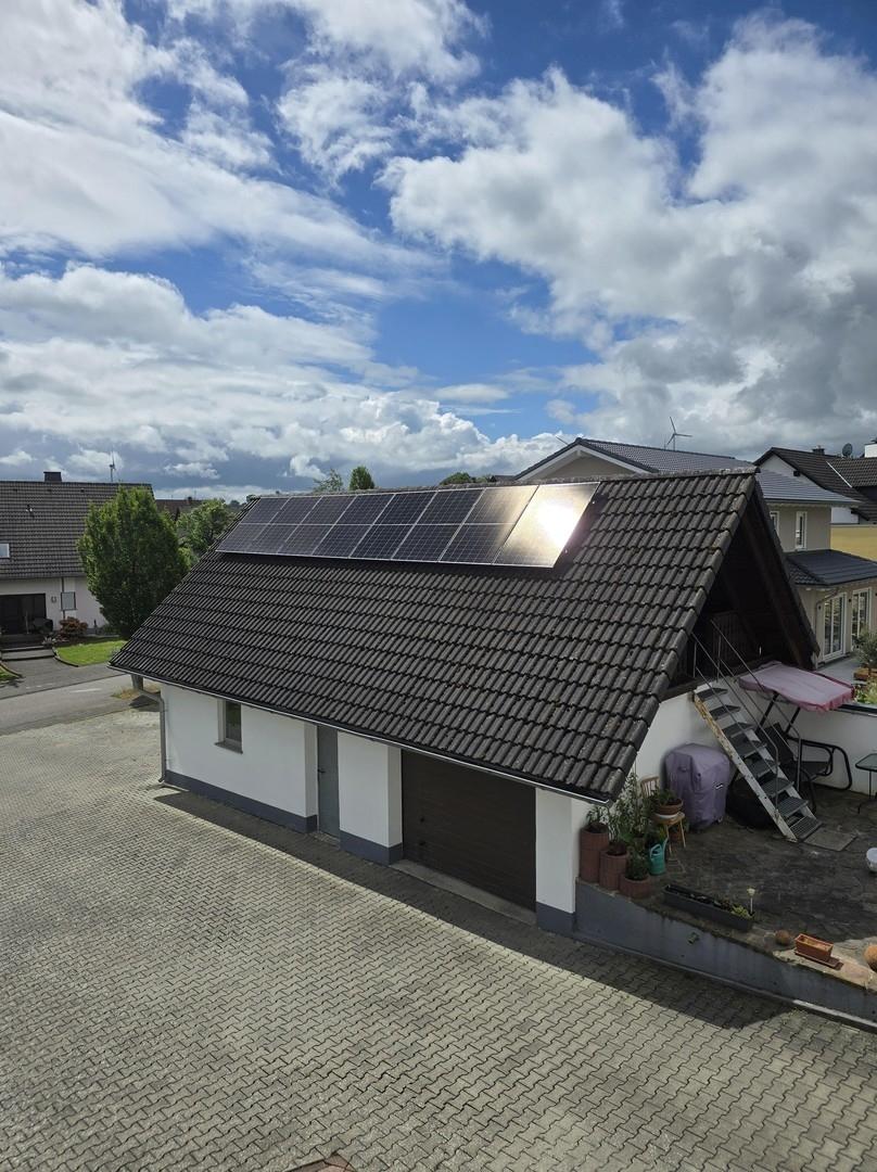 PV-Anlage auf Garage